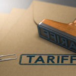 Folders with the word tariff stamped