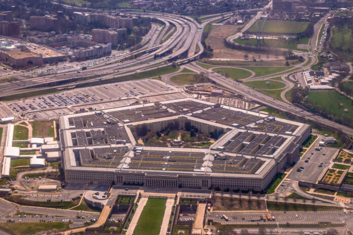 shutterstock_1101025283.jpg featured image Aerial view of the Pentagon surrounded by roads