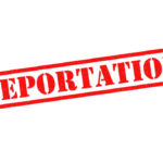 MASSIVE Self-Deportation Wave Shocks Libs Red deportation stamp on white background