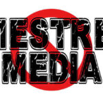 Lamestream Media text with a red prohibition symbol