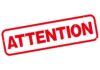 Red stamp with the word 'ATTENTION' in bold letters