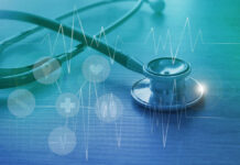 Man BETS Life on THESE Infusions A stethoscope on a wooden surface with digital health icons and a heartbeat graph overlay