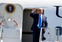 VIDEO: Foreign Gift Flies As Air Force One President Donald Trump