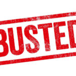 BUSTED: Forty-Year Lie Exposed Red Busted stamp on white background