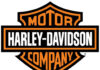 Harley-Davidson logo in orange and black colors.
