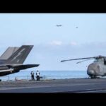 Close Call Over Aircraft Carrier Russian Bear Aircraft Buzzes HMS Prince of Wales