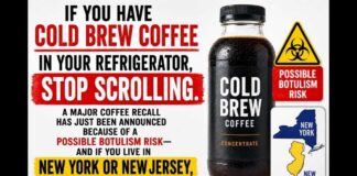 Coffee Recall Alert: Cold Brew Recalled Over Possible Botulism Risk