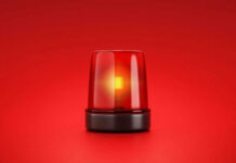 ALERT: Grill Glass EXPLODES Mid-Cookout Red emergency light on red background