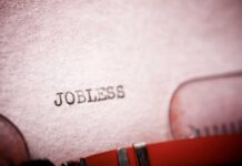 Hidden Labor Crash Alarms Markets Close-up of a typewriter with the word 'JOBLESS' typed on paper