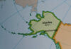 Map highlighting Alaska and Anchorage location