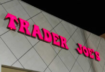 Bagel Spice Triggers Drug Bust Trader Joe's store sign at night