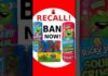 Ricky Joy Sour Crush Candy Recall 2026 (Choking Hazard)