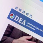 DEA website header on a computer screen